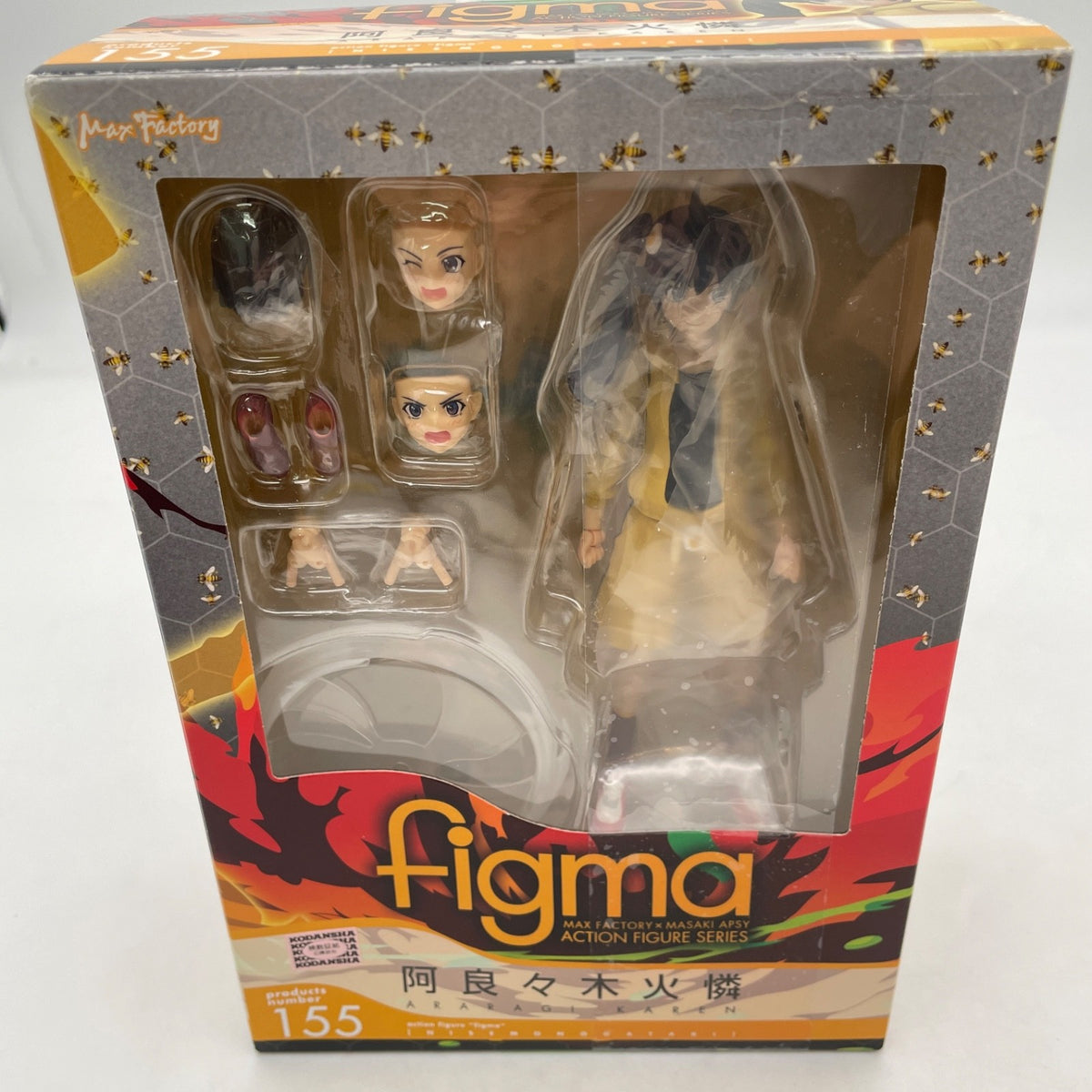 Figma Karen Araragi PVC Figure Nisemonogatari Max Factory Japan