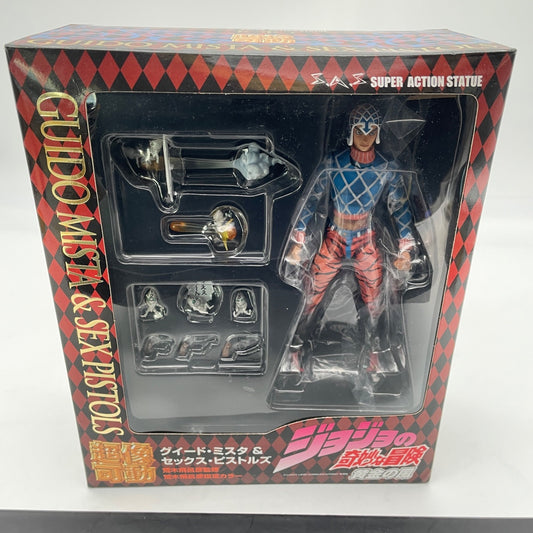 Super Action Statue JoJo's Bizarre Adventure Guido Mista Sex Pistols Figure