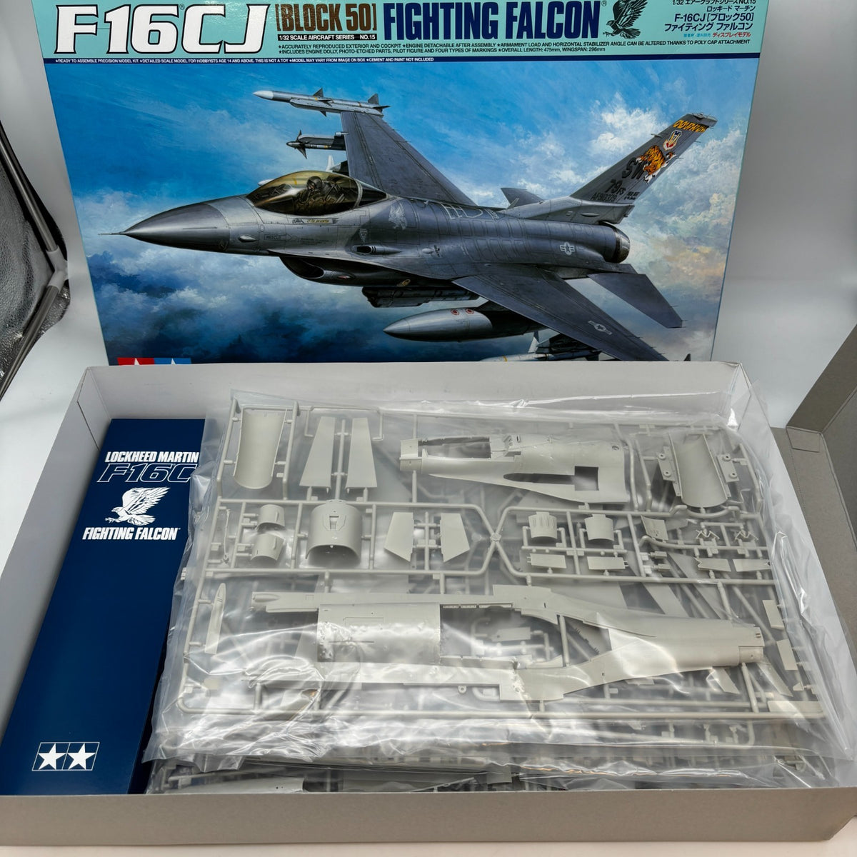 1/32 F-16CJ US Air Force Rocky Fighting Falcon Block50 Plastic Kit Tamiya