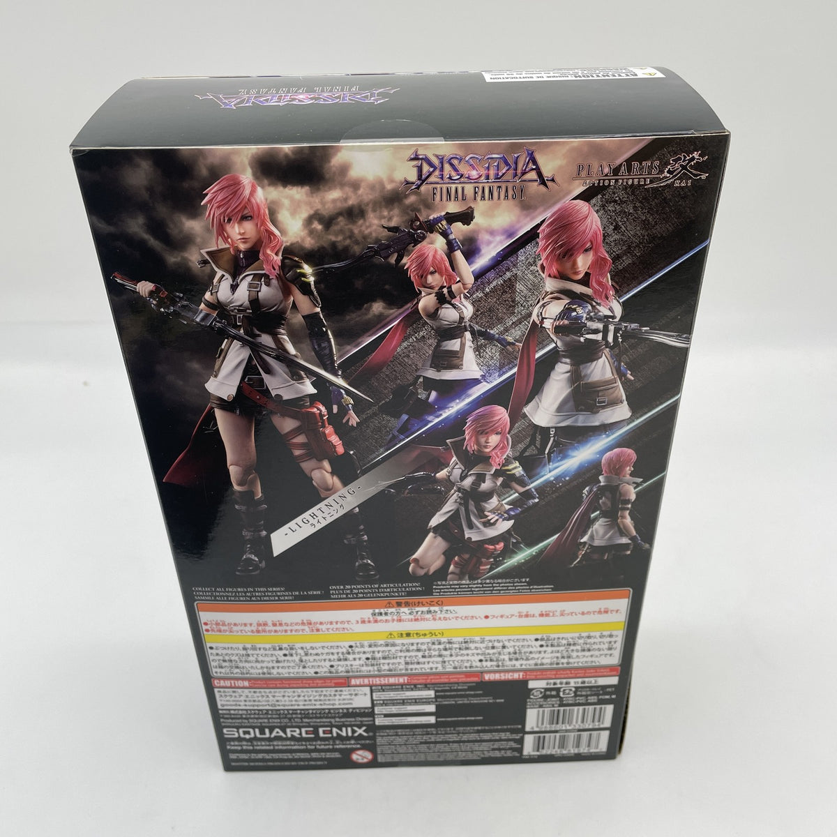 Dissidia Final Fantasy Play Arts Kai Lightning PVC Figure From Japan