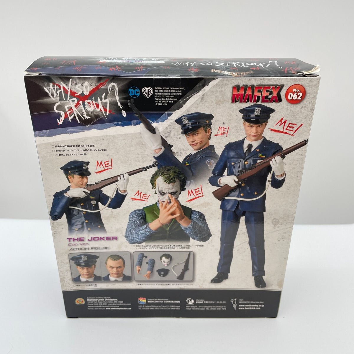 medicom MAFEX THE JOKER Joker Cop Ver. The Dark Knight action figure No.62