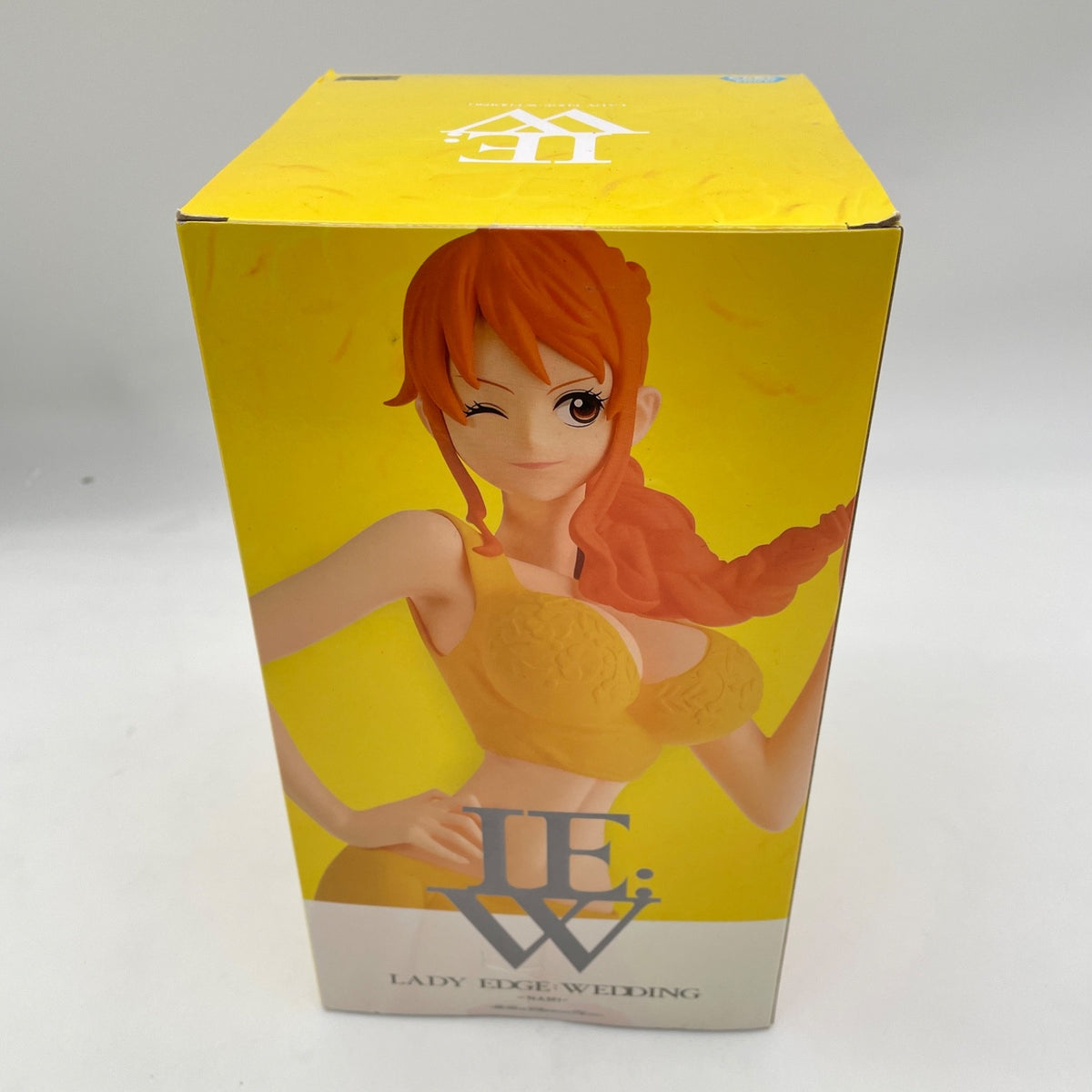 One Piece NAMI YELLOW WEDDING VERSION LADY EDGE STATUE Banpresto JAPAN