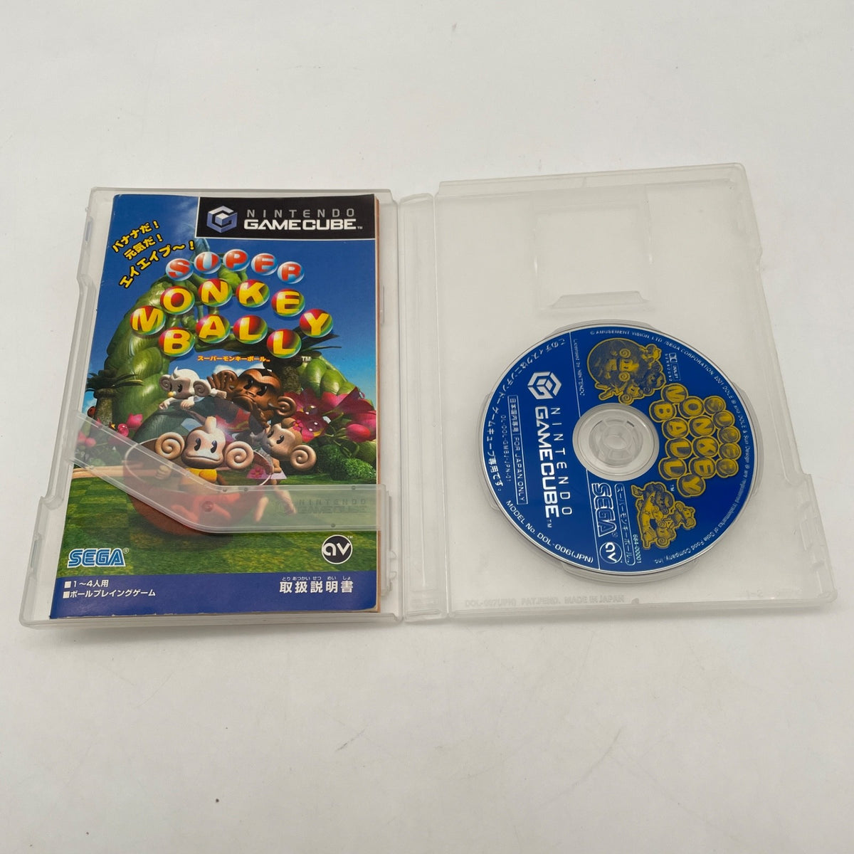 Nintendo Gamecube SUPER MONKEY BALL GC Japan Import