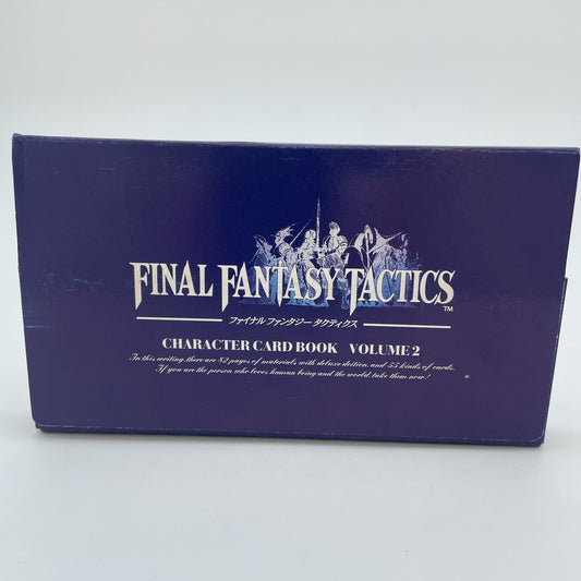 Final Fantasy Tactics character card book Vol.1 English 1997