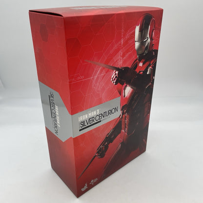Hot Toys Movie Masterpiece Iron Man 3 Mark 33 Silver Centurion Figure MMS213