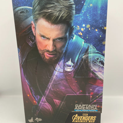 Hot Toys Avengers Infinity War Captain America Figure Movie Promo Edition MMS481
