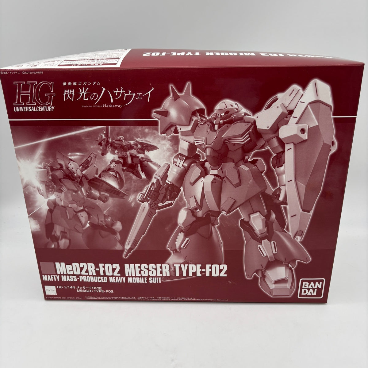 1/144 HG Me02R Messer F02 type Mobile Suit Gundam Flash Hathaway Premium Bandai
