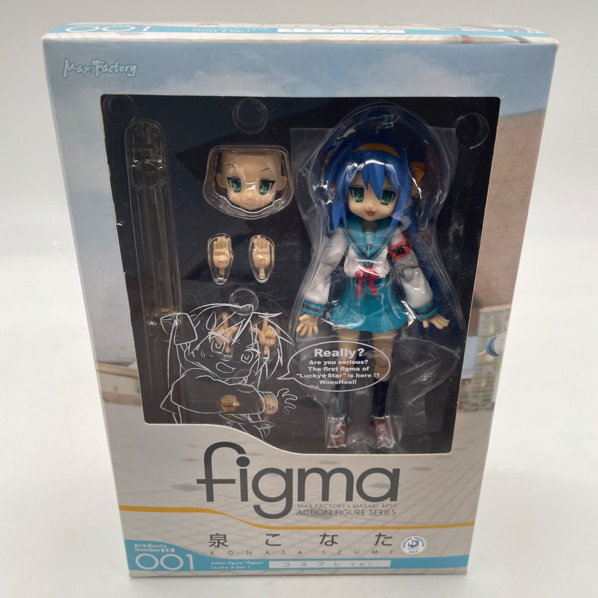 figma Lucky Star Konata Izumi Figure Cosplay Ver One Fes 2008 Winter Max Factory
