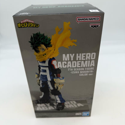 My Hero Academia Season 7 Figure Izuku Midoriya Color Ver. Banpresto Prize japan