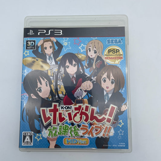 PS3 K-On! Houkago Live!! HD Version SEGA PlayStation 3 Japan Import