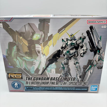 RG 1/144 RX-0 Unicorn Gundam Final Battle Ver. Special Coating Model Kit BANDAI