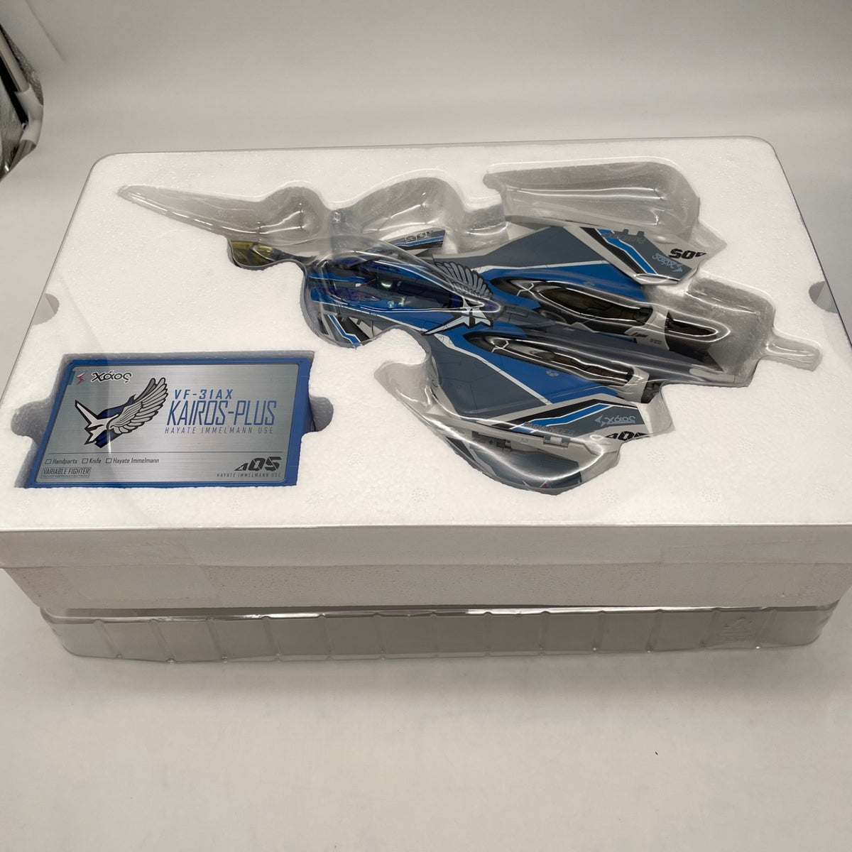DX Chogokin VF-31AX Kairos Plus Hayate Immelman First Limited Edition BANDAI