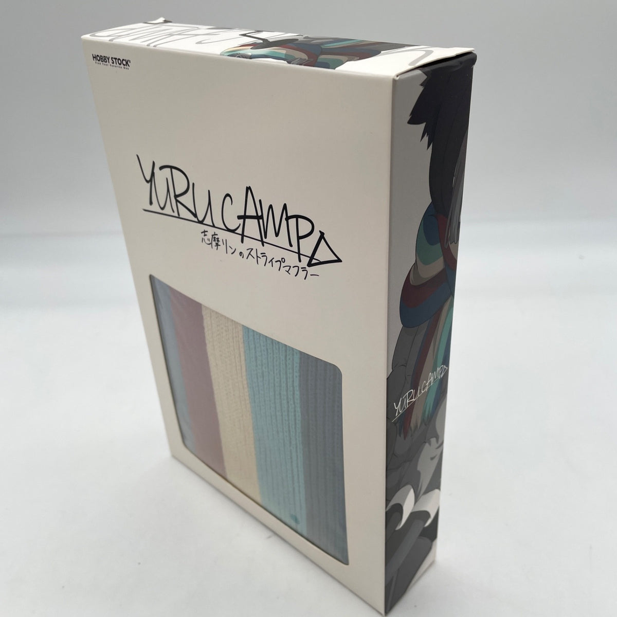 Yuru Camp Rin Shima Striped Scarf Hobby Stock Official Costume japan Anime