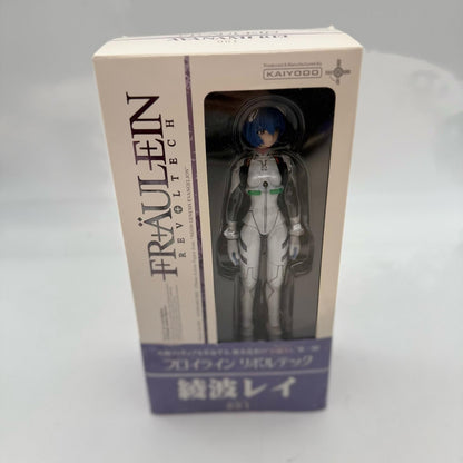 Kaiyodo Fraulein Revoltech 001 Neon Genesis Evangelion Rei Ayanami Figure New