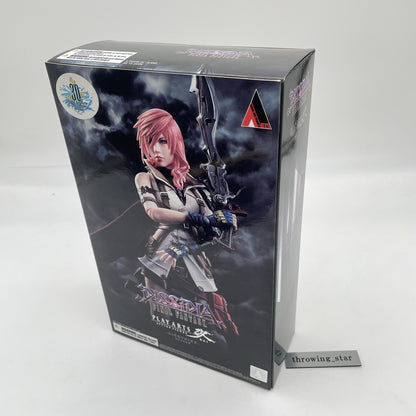 Dissidia Final Fantasy Play Arts Kai Lightning PVC Figure From Japan
