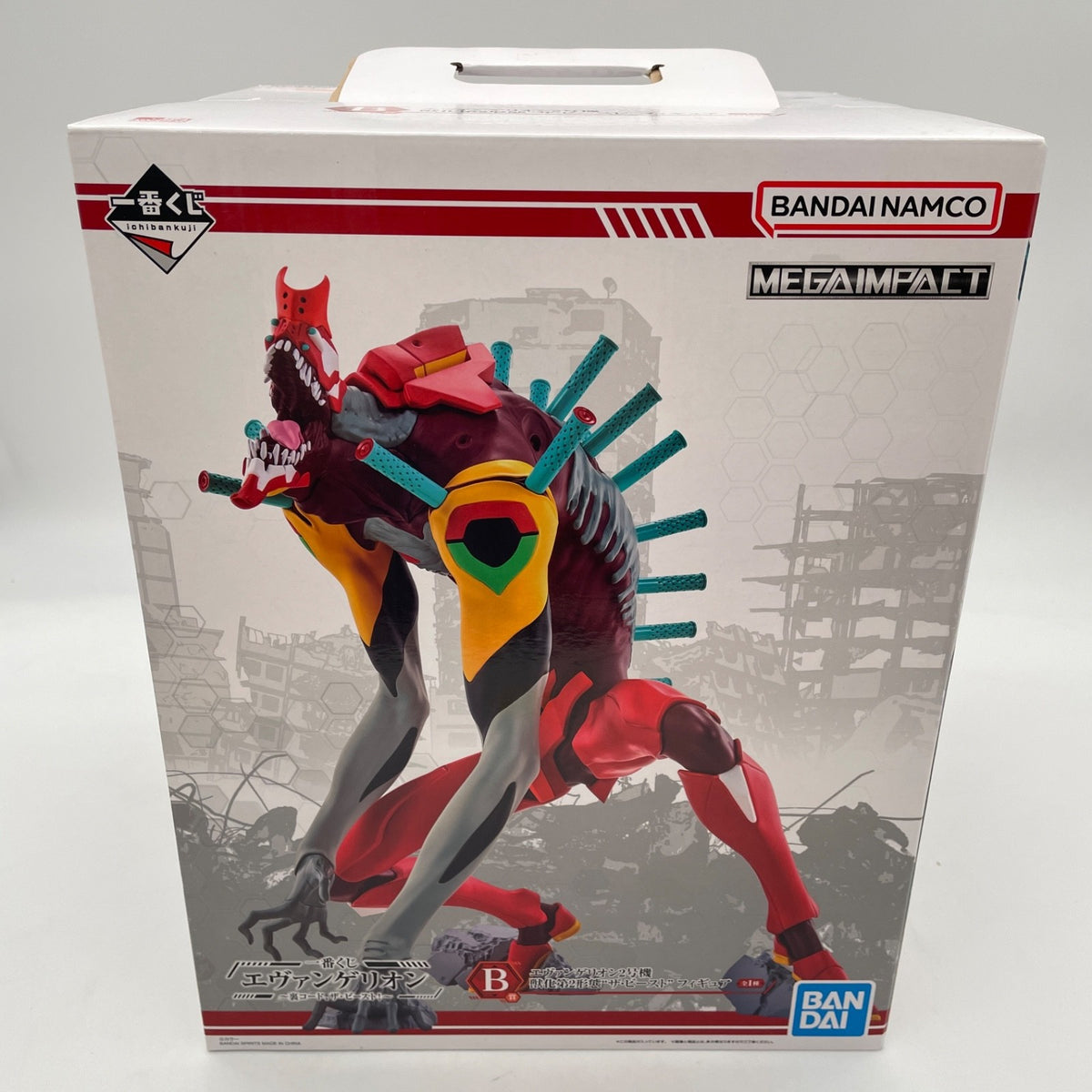 Figure Evangelion Unit 02 Beast MEGAIMPACT Ichiban kuji B Japan BANDAI