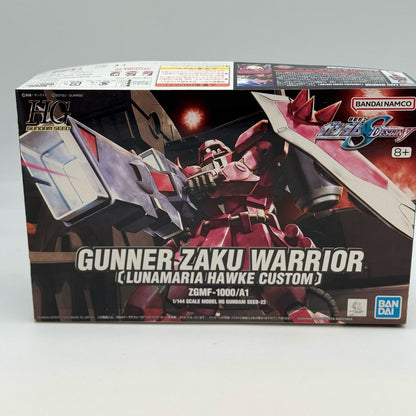 HG 1/144 Gunner Zaku Warrior Lunamaria Hawke Custom Gundam Seed Model Kit BANDAI