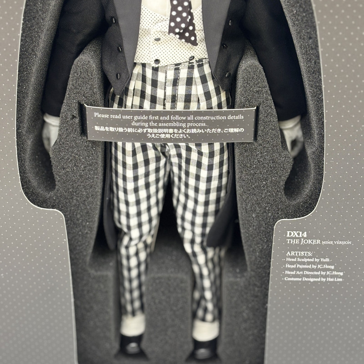 The Joker Mime Ver Jack Nicholson 1/6 Action Figure DX14 Batman 1989 Hot Toys