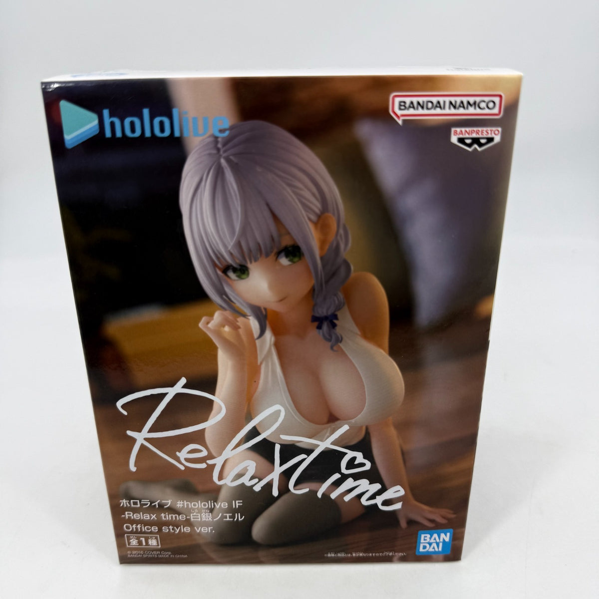 Shirogane Noel Hololive Relax Time Office Style Figure BANPRESTO JP
