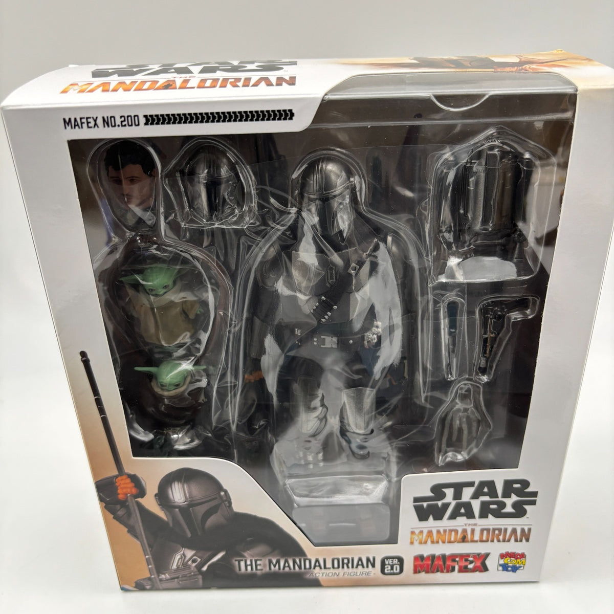 MAFEX No.200 The Mandalorian Ver.2.0 160mm Action Figure Medicom Toy Japan
