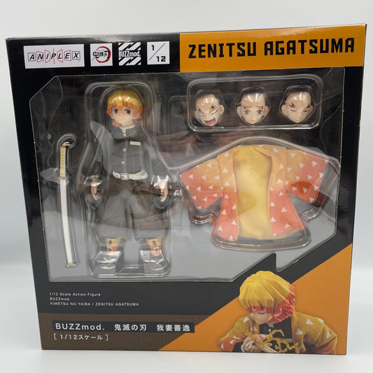 Demon Slayer Zenitsu Agatsuma Figure 1/12 BUZZmod. Aniplex Japan Import Toy