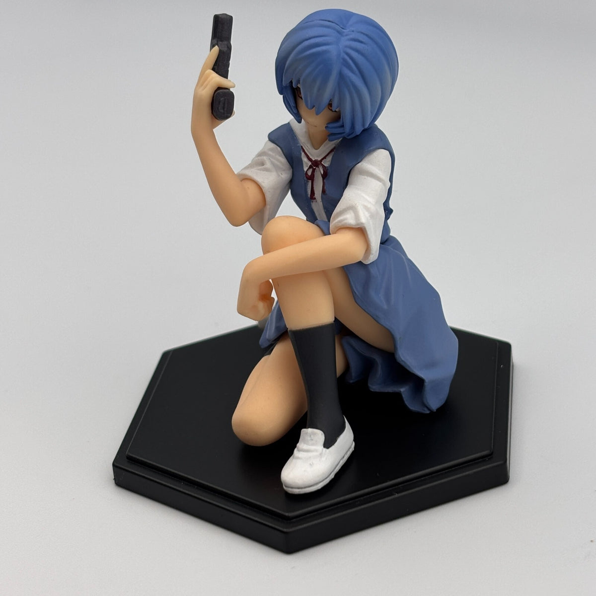 Figure Rei Ayanami school Uniform ver. Japan kaiyodo Evangelion Young Ace 2012