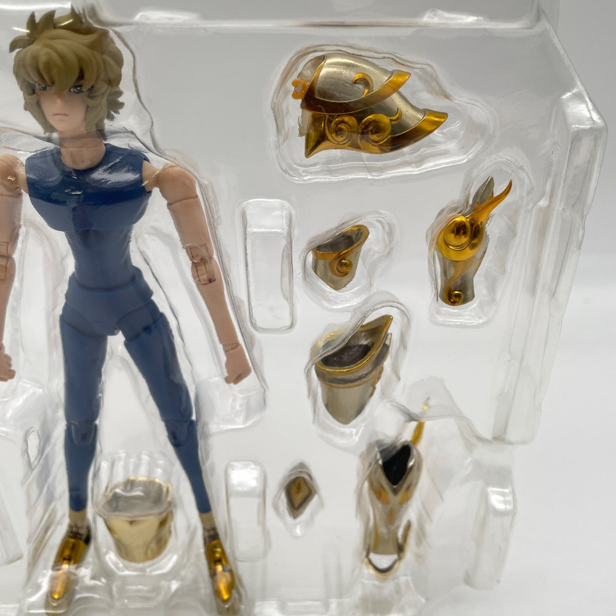 Saint Cloth Myth EX Leo Aiolia God Cloth PVC Action Figure BANDAI