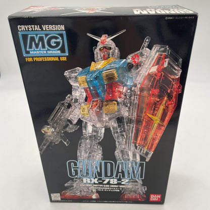 MG 1/100 RX-78-2 Gundam Crystal Version Mobile Suit Gundam plastic model Bandai
