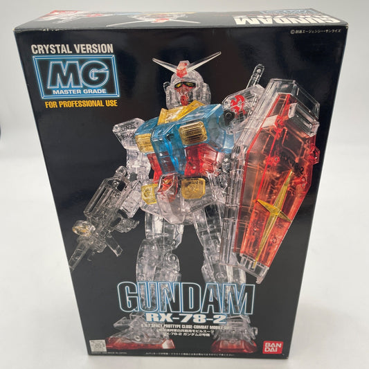 MG 1/100 RX-78-2 Gundam Crystal Version Mobile Suit Gundam plastic model Bandai