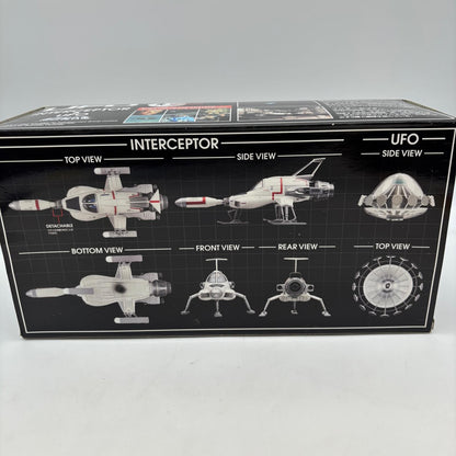 Aoshima Shinseiki Gokin UFO INTERCEPTOR & UFO Diecast Model Gerry Anderson