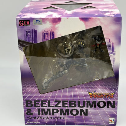 G.E.M. Series Digimon Tamers Beelzebumon Beelzemon & Impmon Figure Megahouse