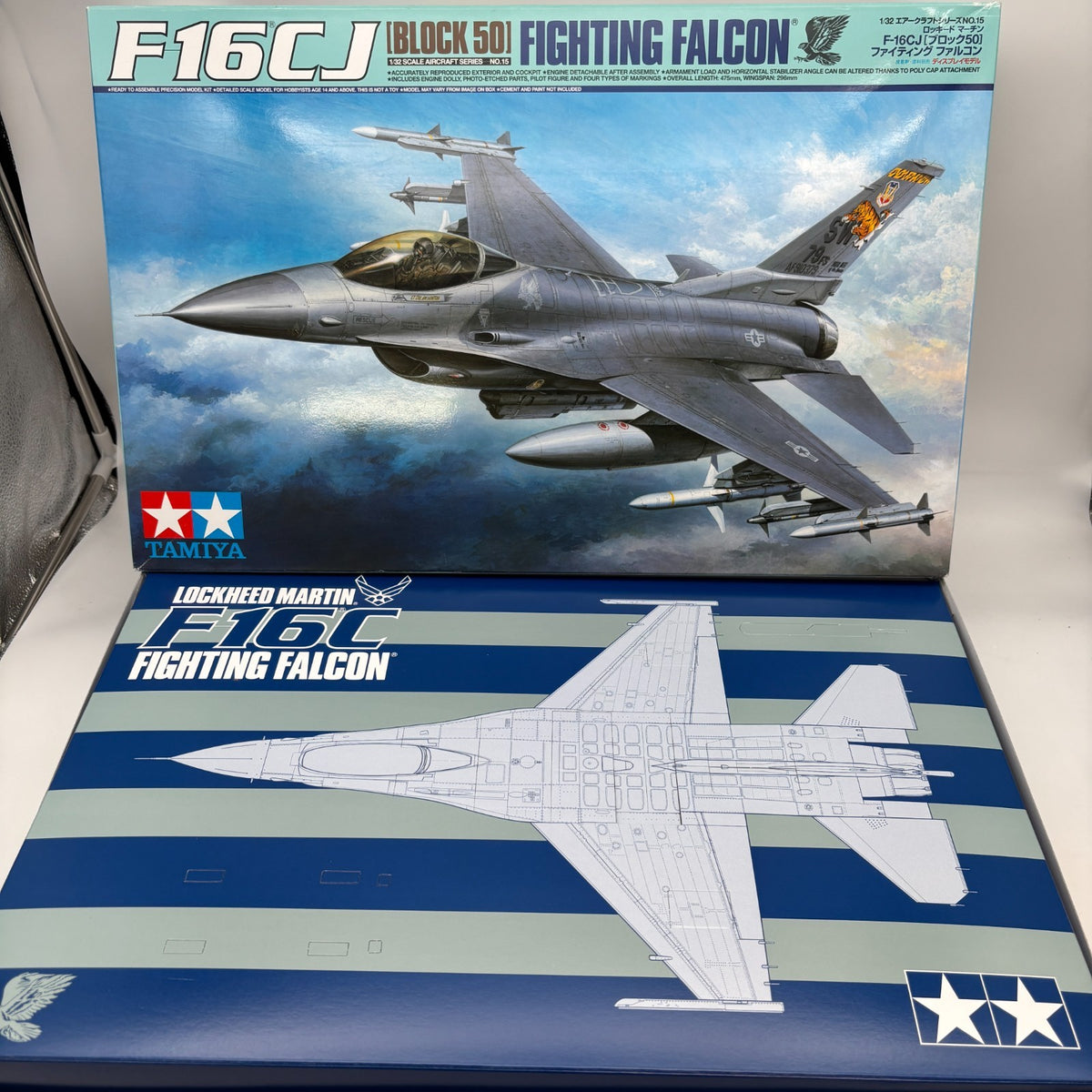 1/32 F-16CJ US Air Force Rocky Fighting Falcon Block50 Plastic Kit Tamiya