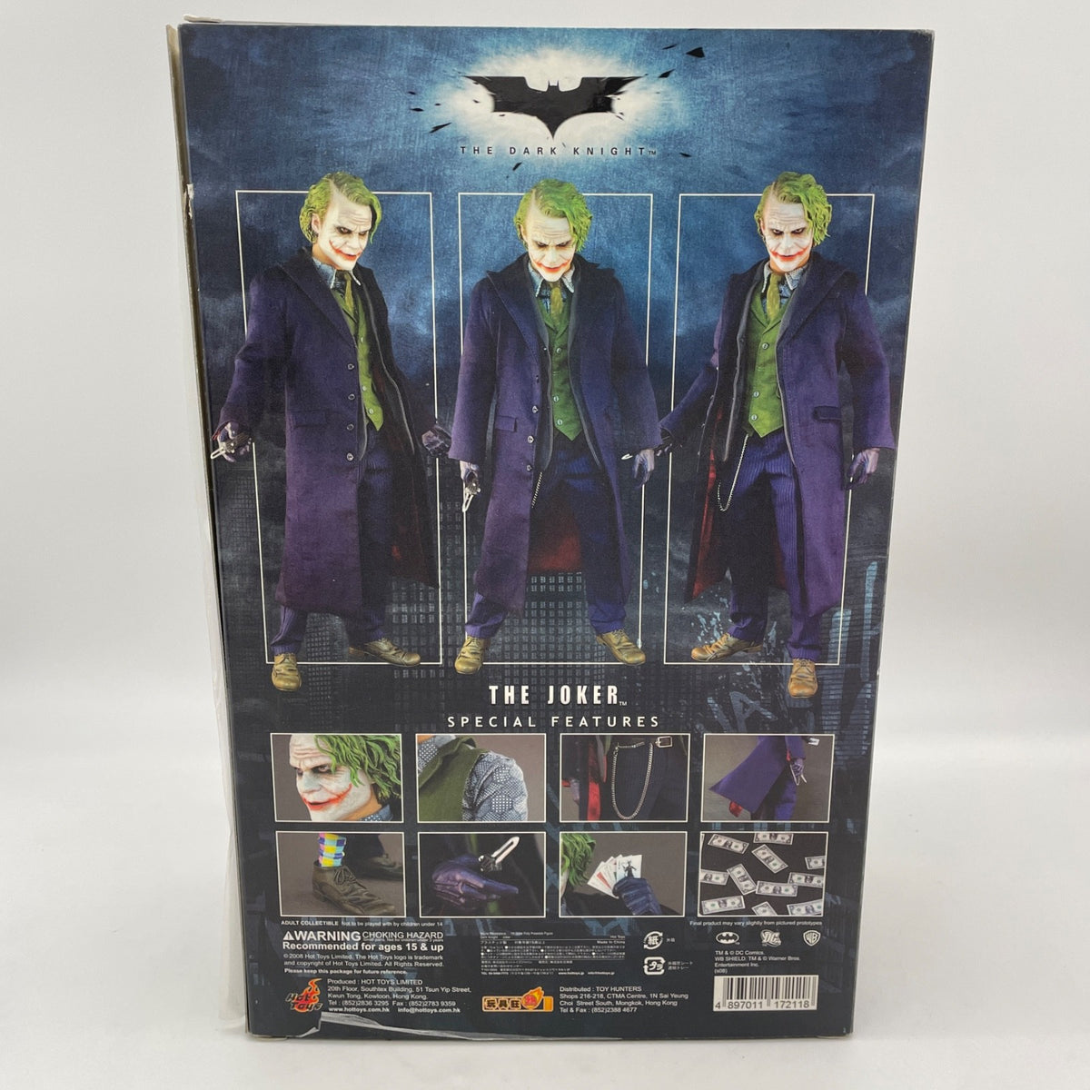 Hot Toys Movie Masterpiece The Dark Knight The Joker 1/6 MMS68 Action Figure