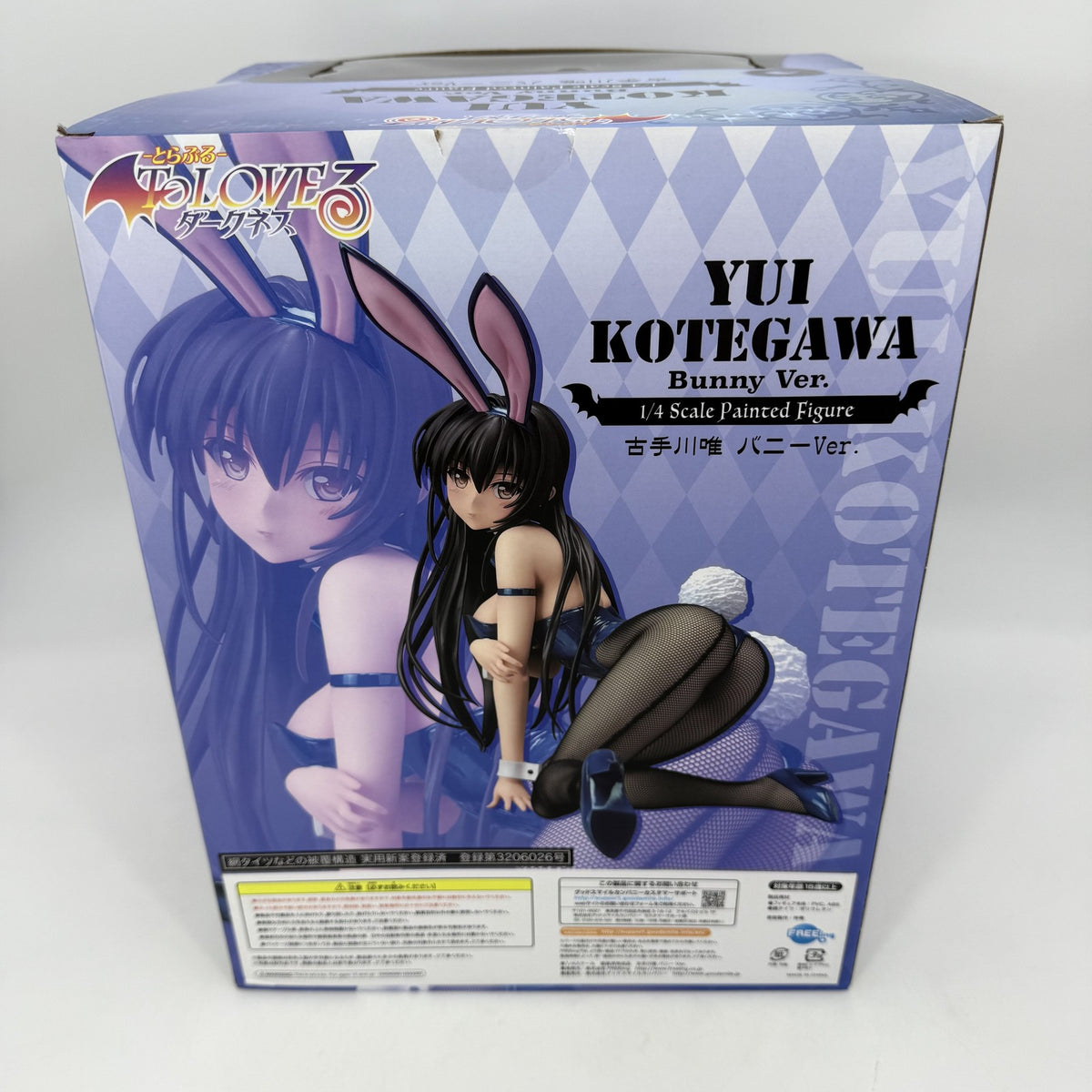 To LOVEる-とらぶる- ダークネス 古手川唯 バニーVer. 1/4スケール PVC製 塗装済み完成品フィギュア JP w/Box