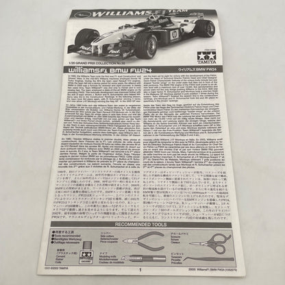 TAMIYA Grand Prix Collection Series No.55 Williams BMW FW24 1/20 model kit