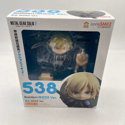 Nendoroid Metal Gear Solid2 Sons Of Liberty Raiden MGS2 ver. Figure #538