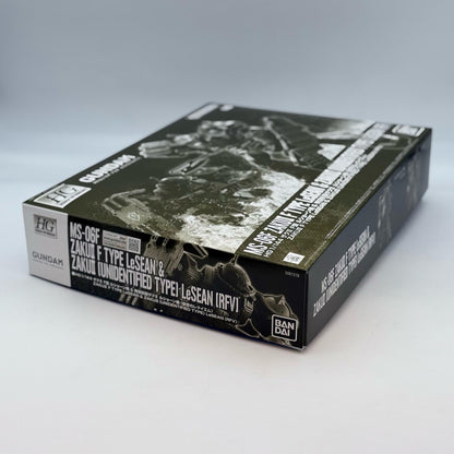 Premium Bandai HG 1/144 Zaku II F Type LeSEAN & Unidentified Type RFV Kit JAPAN