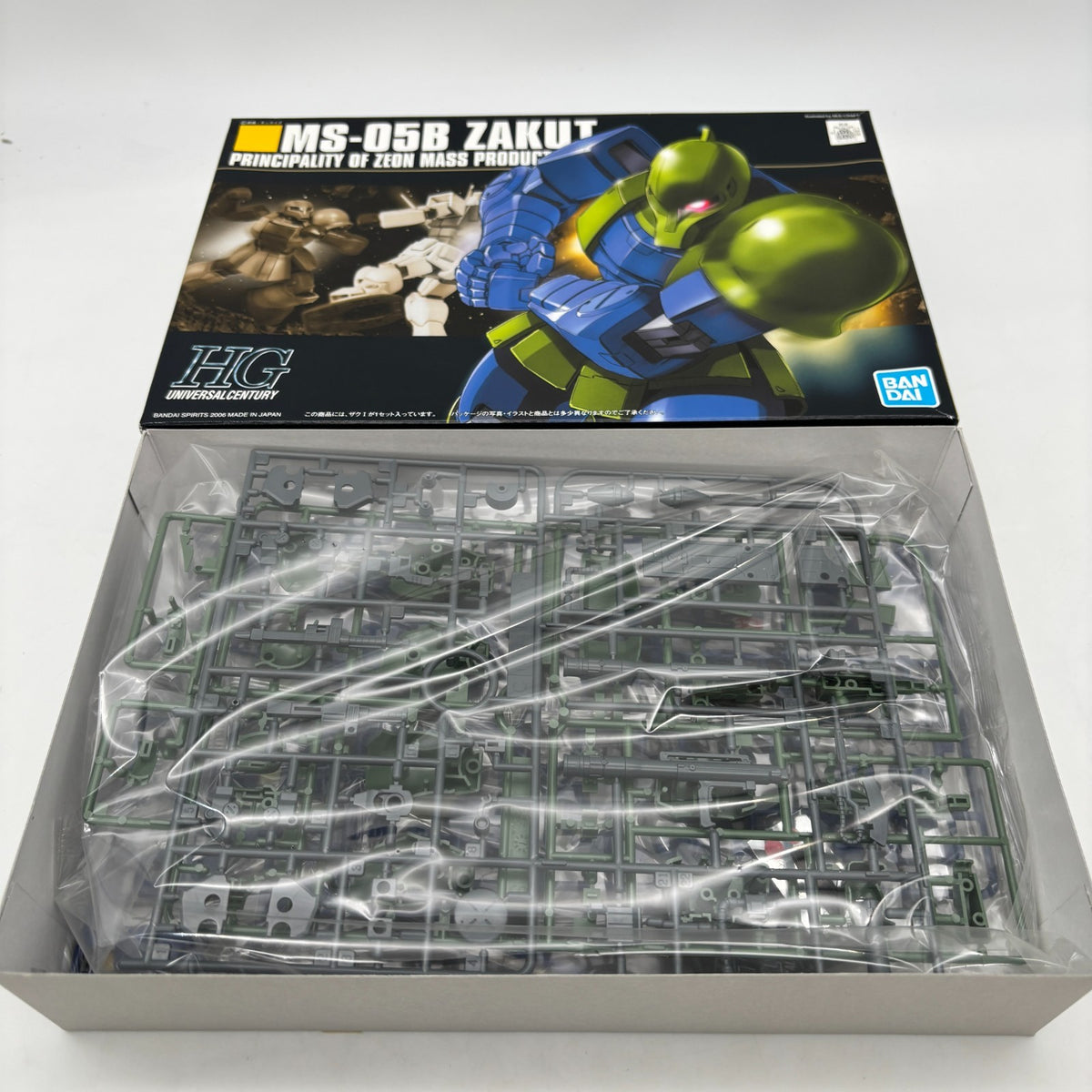 BANDAI Spirit HGUC 1/144 MS-05B Zaku I Mobile Suit Gundam JAPAN