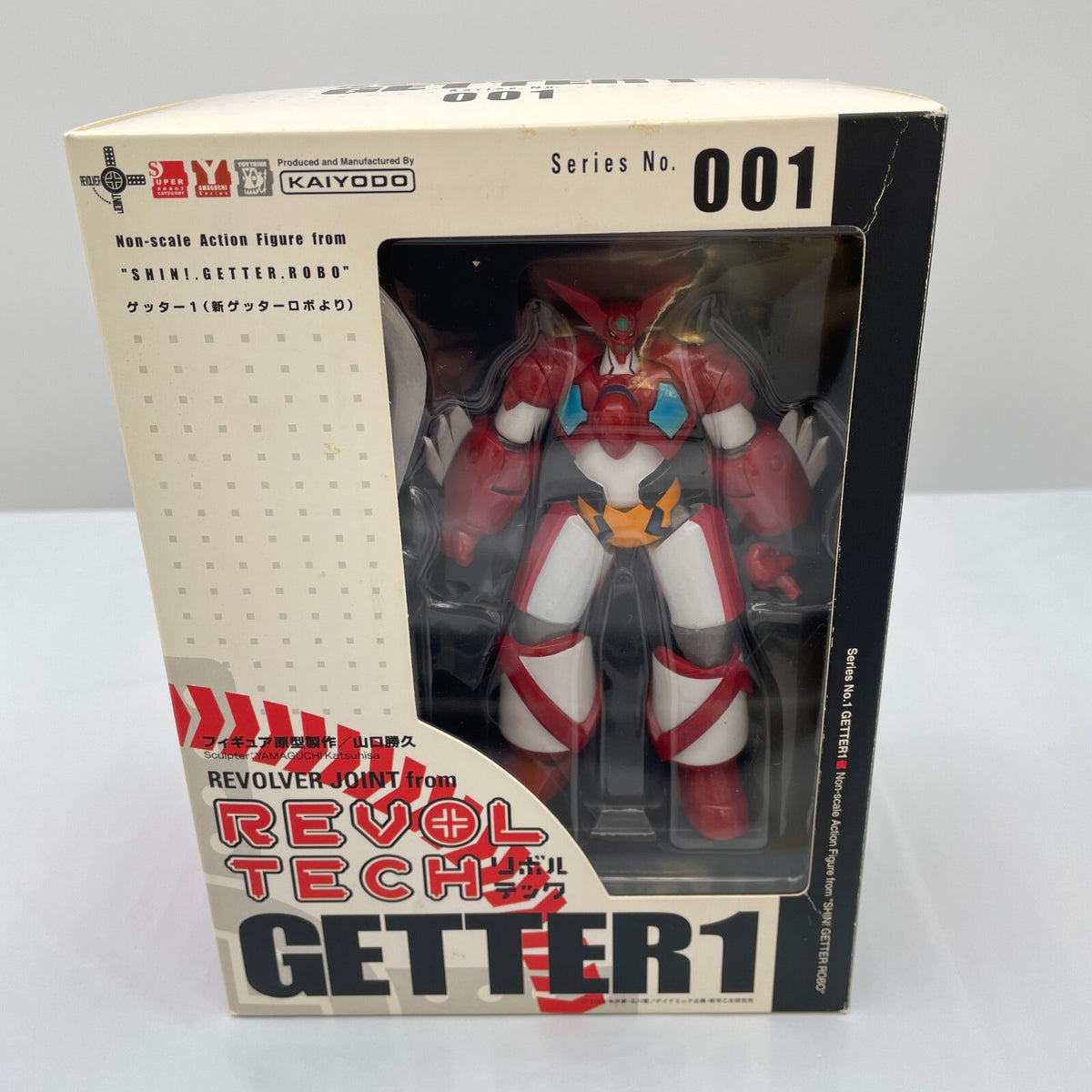 Revoltech Yamaguchi No.001 Shin Getter Robo Figure Kaiyodo Japan Import