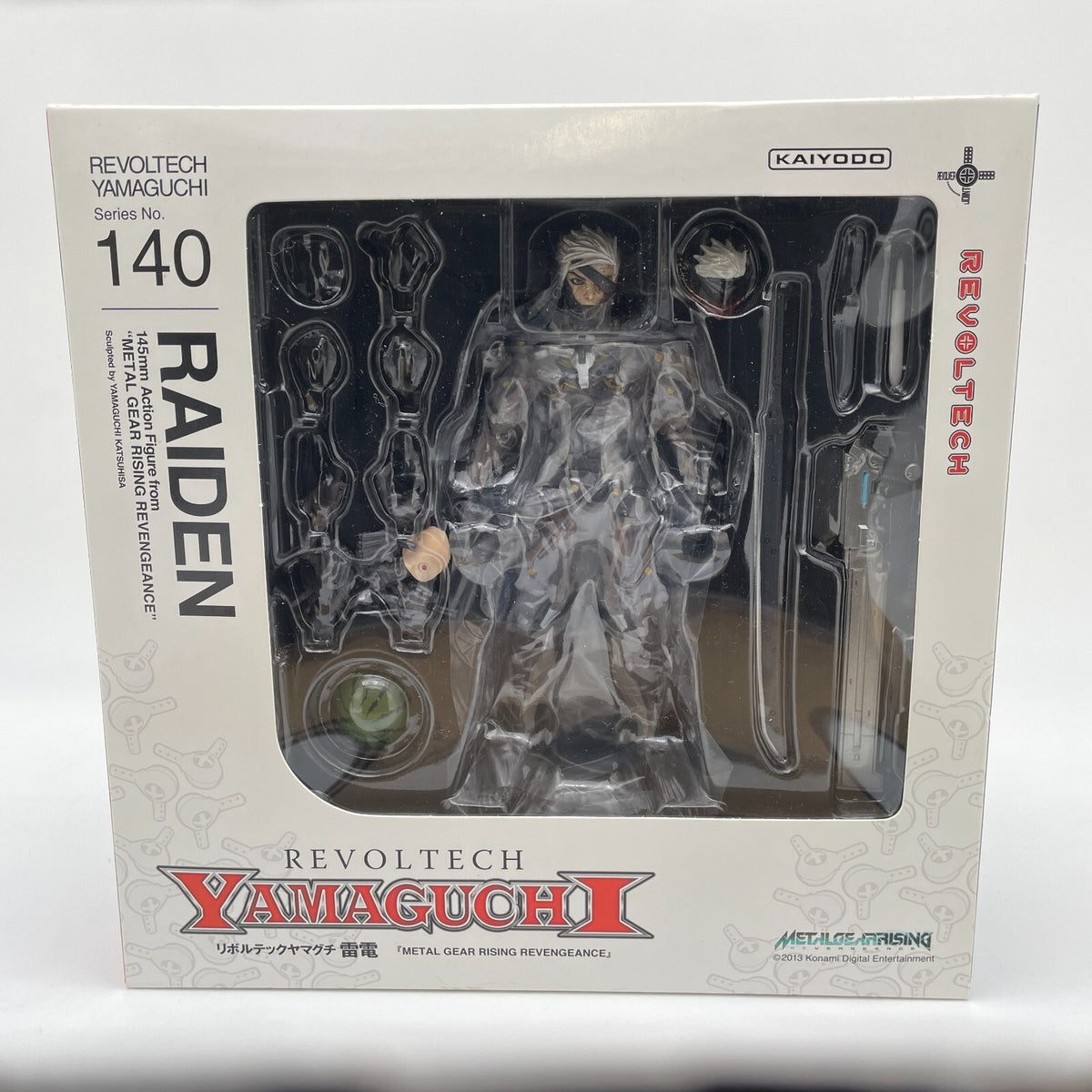 Revoltech Yamaguchi METAL GEAR RISING REVENGEANCE RAIDEN Figure No.140 KAIYODO
