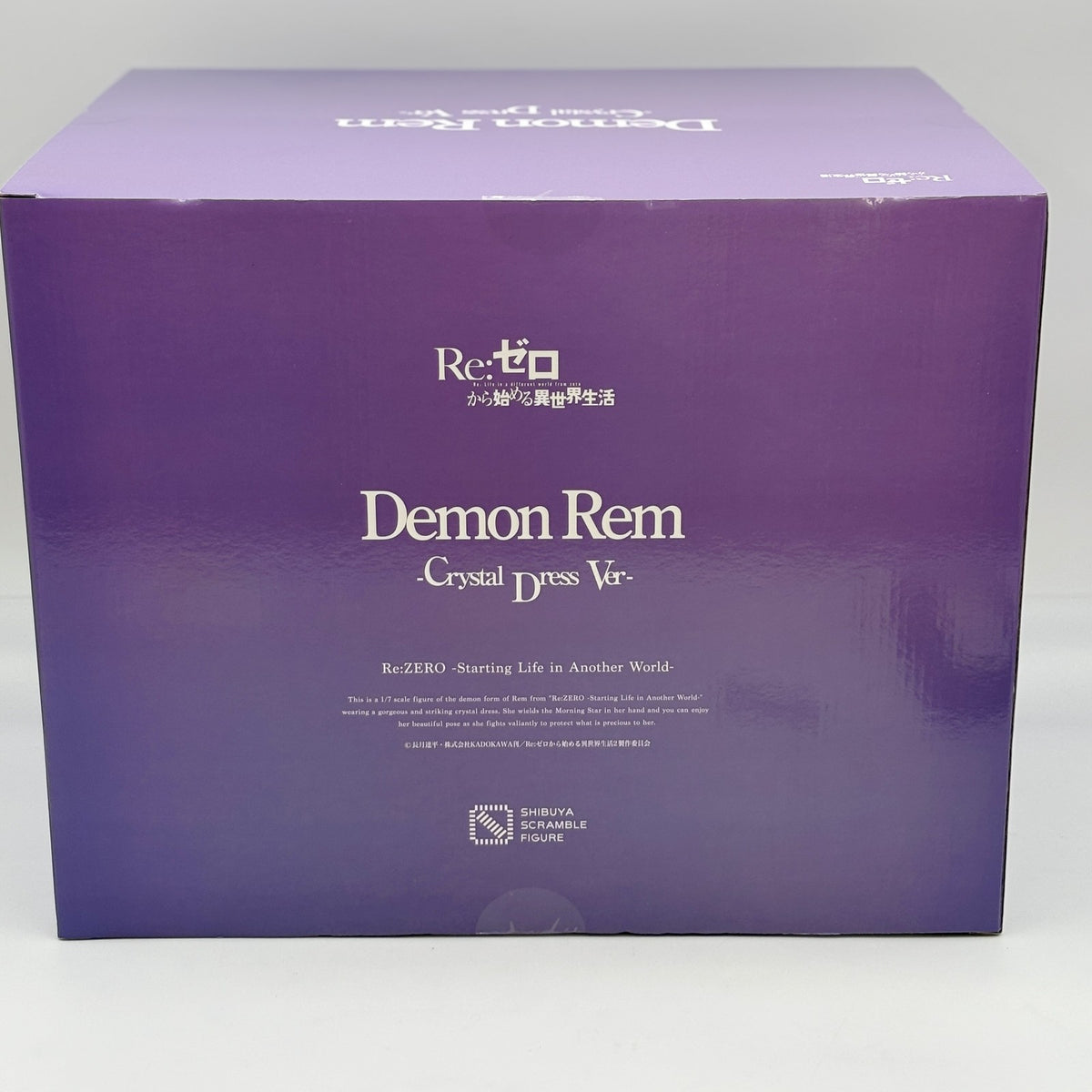 Demon Rem Crystal Dress Figure Re:Zero Japan Shibuya Scramble Estream Limited