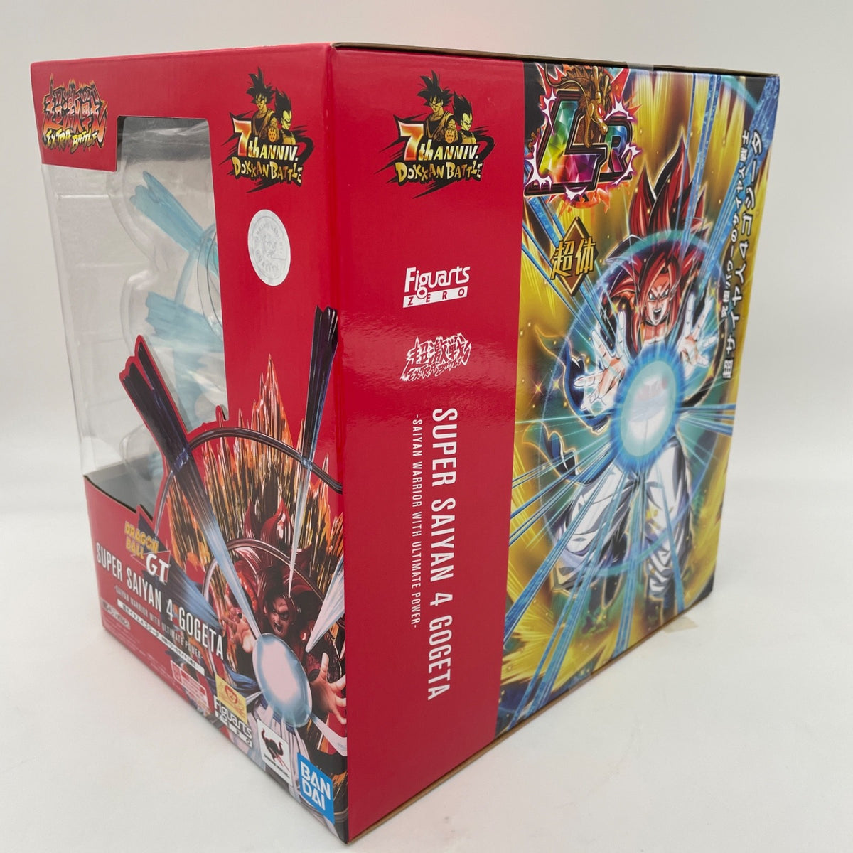 Dokkan Battle 7th Anniversary Figuarts ZERO Super Saiyan 4 Gogeta Figure Japan
